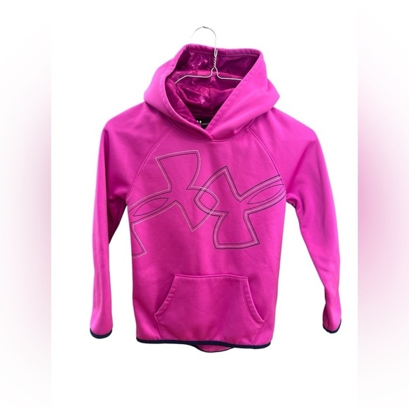5 FOR $20 Under Armour Purple Hoodie Sweatshirt Youth Small - Picture 1 of 5